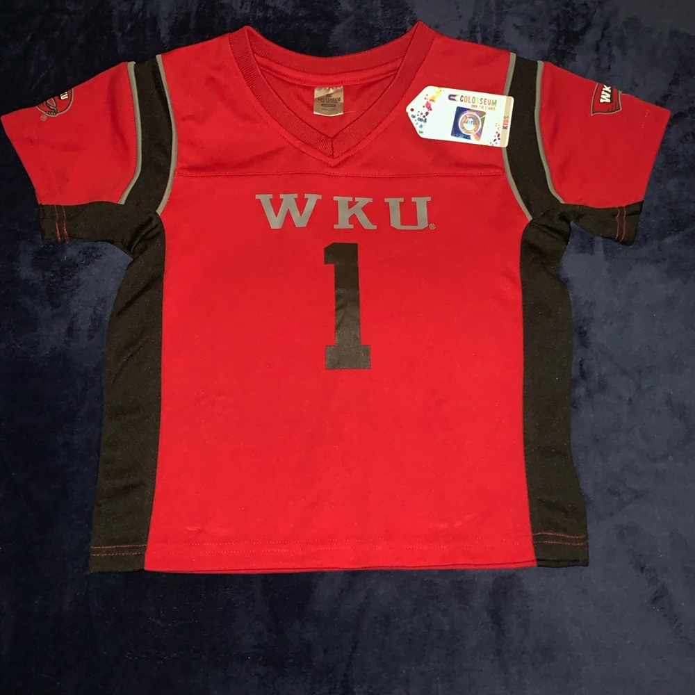 Colosseum WKU Red and Black Kids Jersey